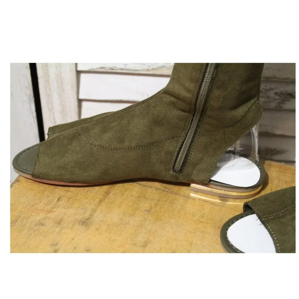 Women’s Bamboo Knee Flat Boots (64)
